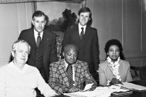 Garfield Prather campaigning